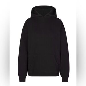 NWOT Skims Cotton Fleece Oversized Hoodie in Onyx